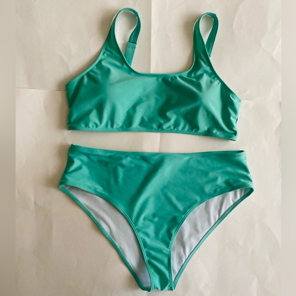 SHEIN green bikini